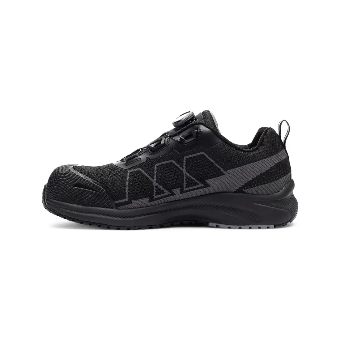 Recharge Lisbon Boa Safety Shoe - Musta