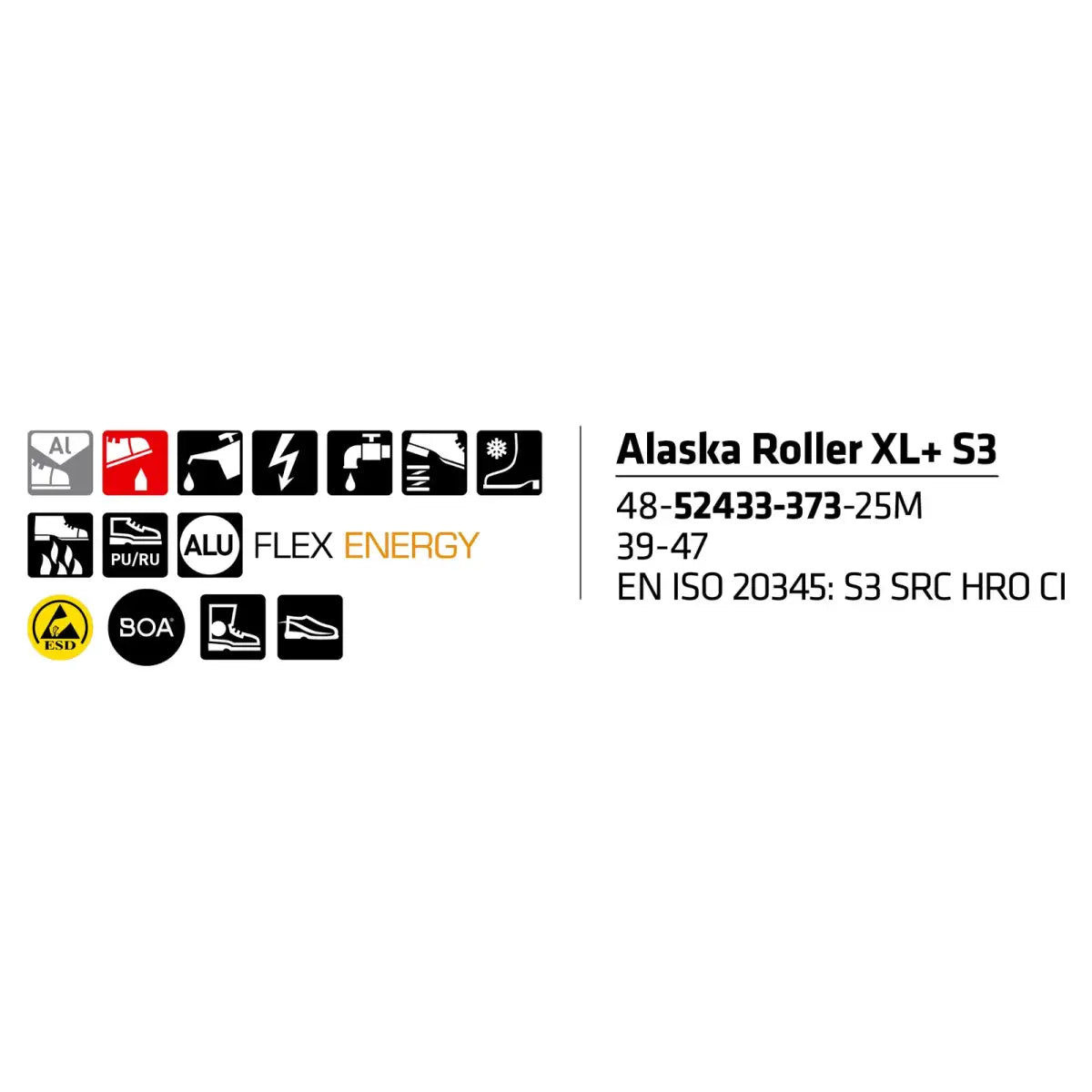 OUTLET Sievi Alaska Roller+ S3 Turvakengät - Outlet
