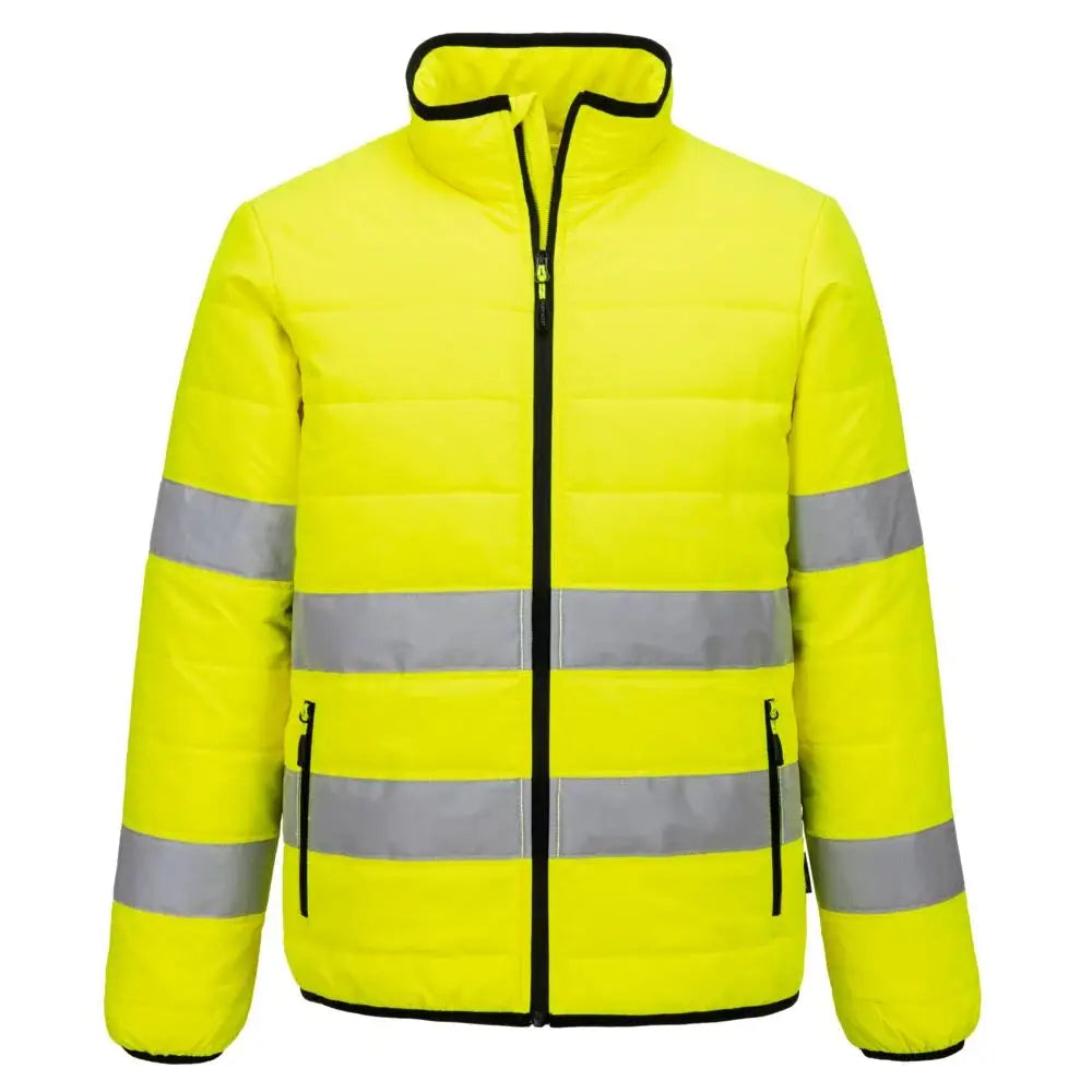 Portwest Hi-Vis kevyttoppatakki S617 - kelta/ musta / 4XL - Työtakit
