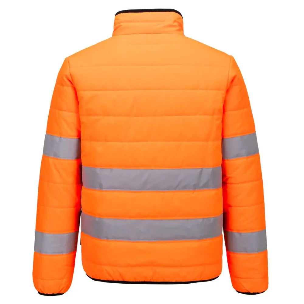 Portwest Hi-Vis kevyttoppatakki S617 - Oranssi/Musta / 4XL - Työtakit