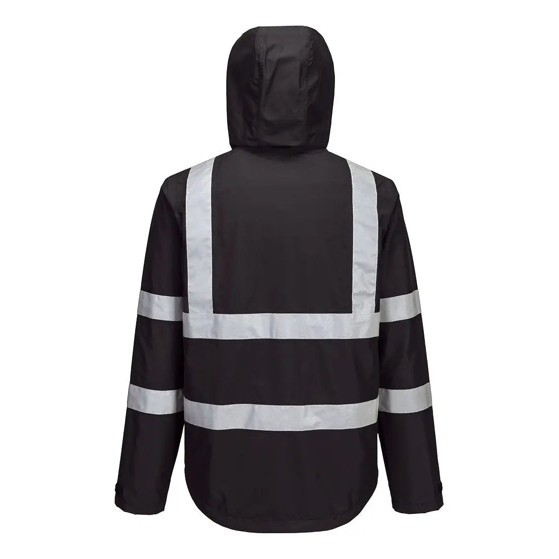 Portwest Iona Ohut pieneen tilaan pakattava takki F442 - Musta / 4XL - Työtakit