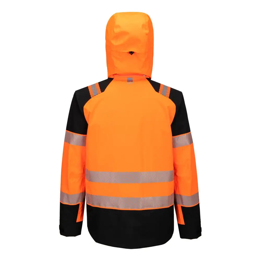 Portwest PW3 Hi-Vis Sadetakki (3L) T166 - Oranssi/Musta / 4XL - Työtakit