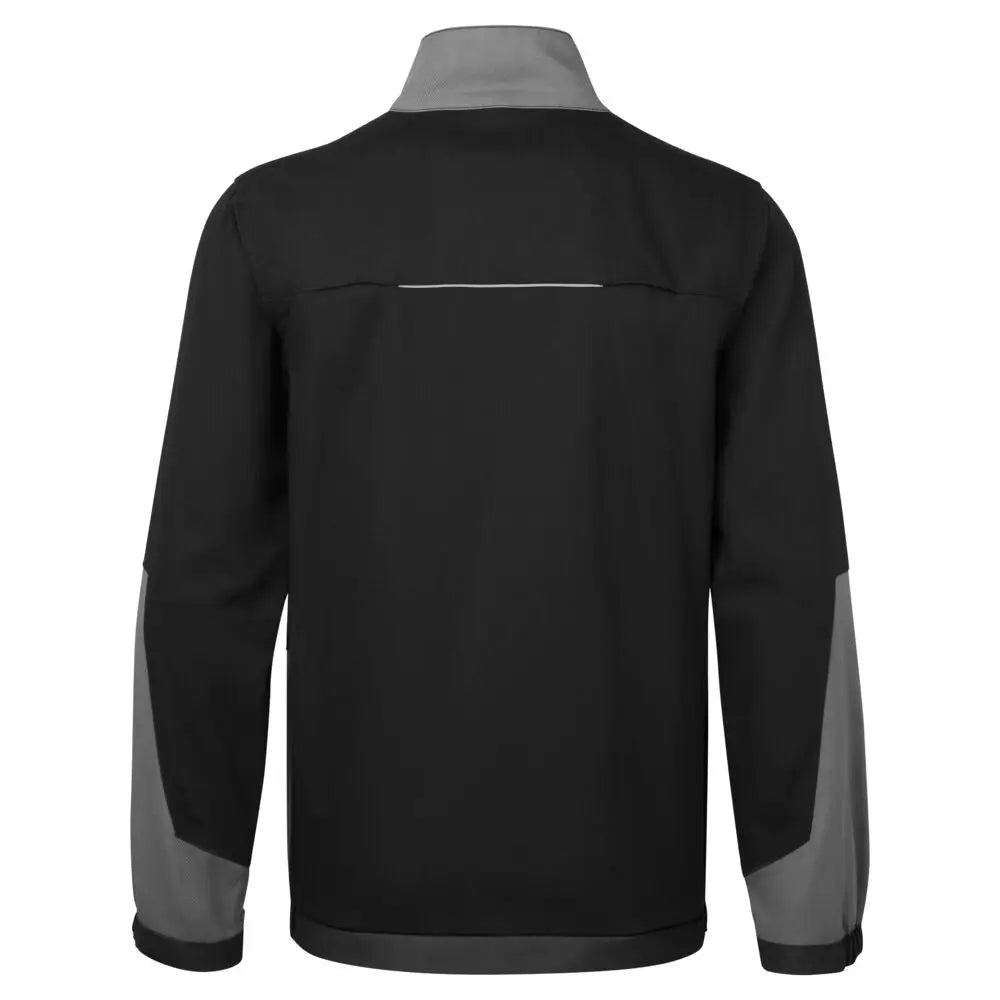 Portwest WX1 Kevyt puuvillainen työtakki CD130 - Musta/Harmaa / 4XL - Työvaatteet
