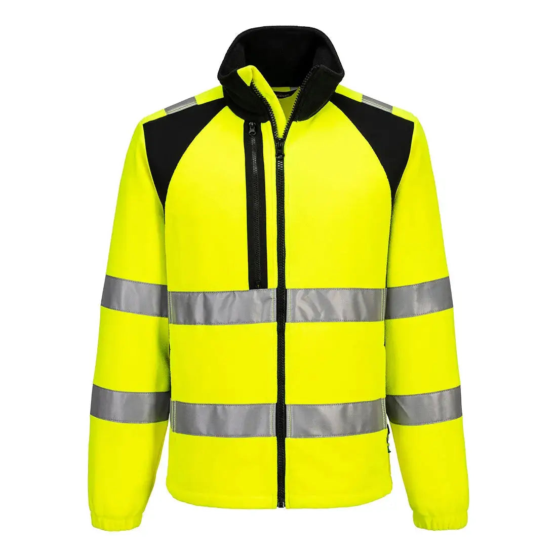 Portwest WX2 Eco Hi-Vis fleece CD807 - kelta/ musta / 4XL - Työtakit