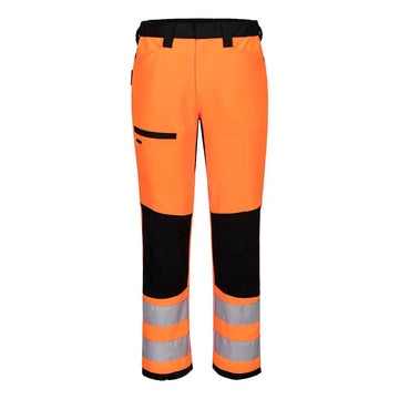 Portwest WX2 Eco Hi-Vis luokan 2 service-housut CD857 - Oranssi/Musta / 2XL - Työhousut