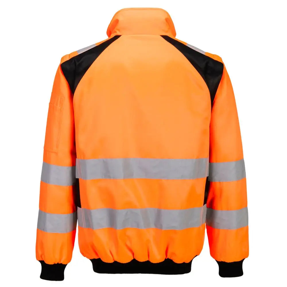 Portwest Wx2 Hi-Vis Pilottitakki 2in1 CD898 - Oranssi/Musta / 4XL - Työtakit
