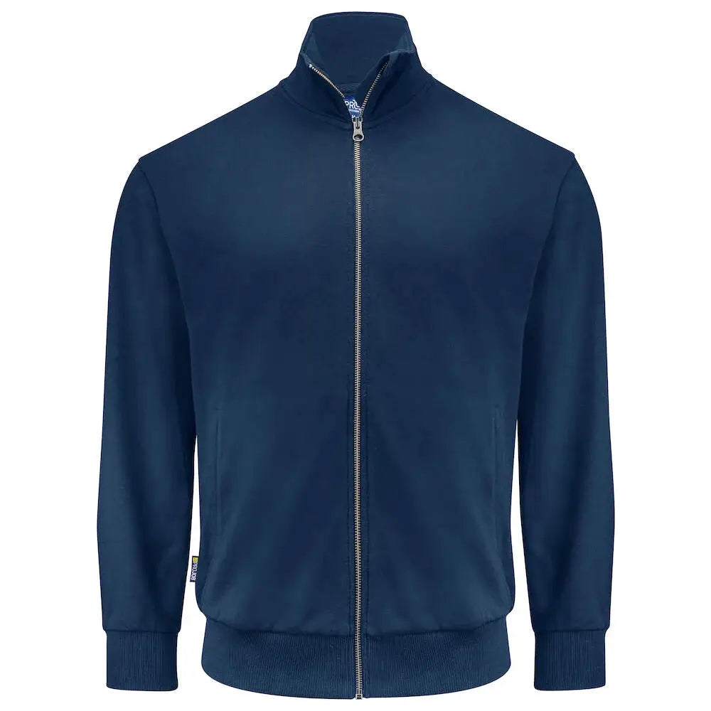 Projob 2134 Vetoketjullinen Collegepaita - 4XL / Sininen (Navy) - Yritystekstiilit
