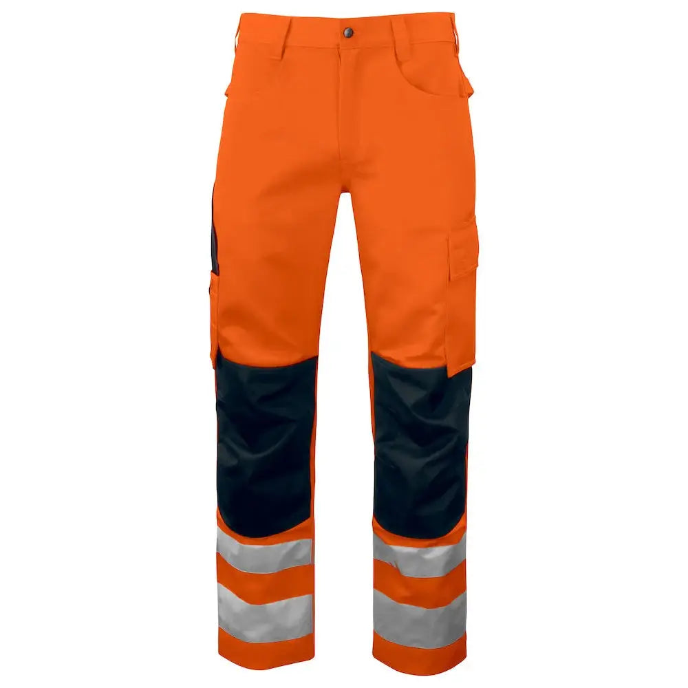 Projob 6532 Reisitaskuhousut EN ISO 20471 Luokka 2 - Oranssi/Musta / D100 - Työvaatteet
