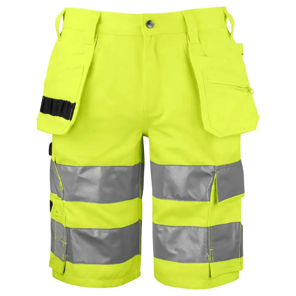 Projob 6535 Shortsit EN ISO 20471 Luokka 2/1 - Keltainen/Musta / C42 - Työvaatteet