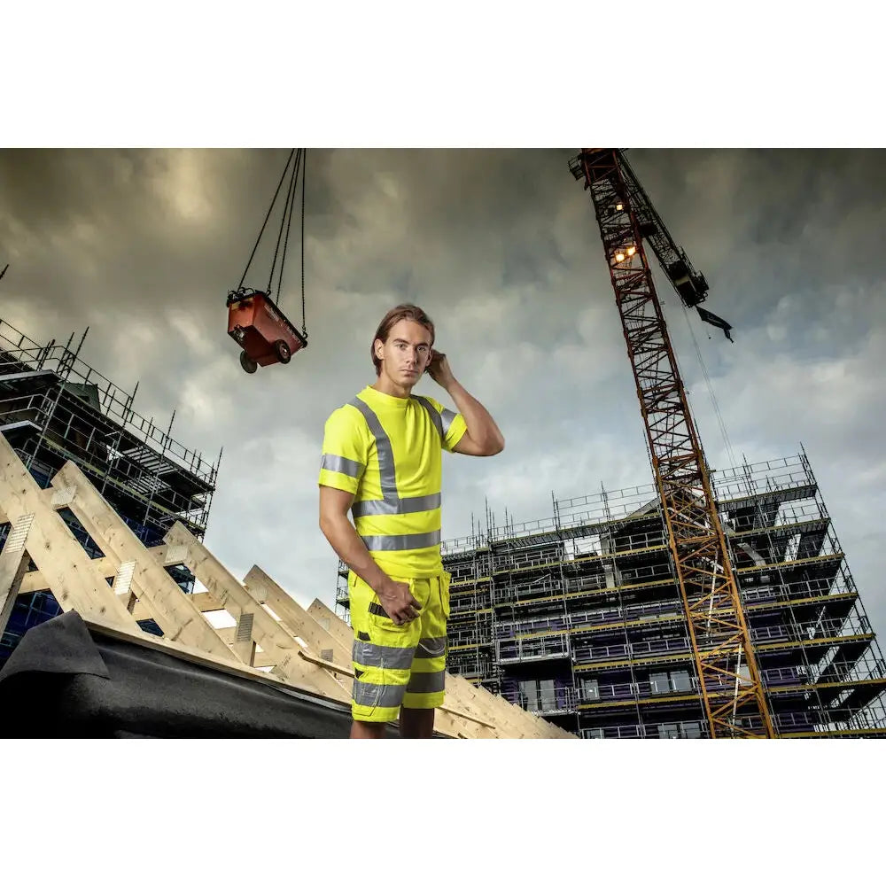 Projob 6535 Shortsit EN ISO 20471 Luokka 2/1 - Työvaatteet
