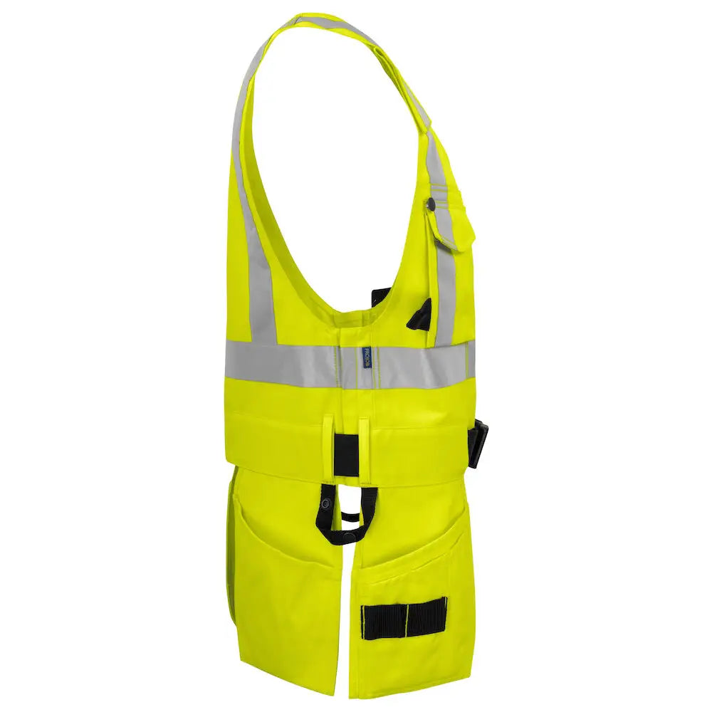 Projob 6704 Liivi EN ISO 20471 Luokka 2 - Keltainen/Tummansininen / 4XL - Työvaatteet