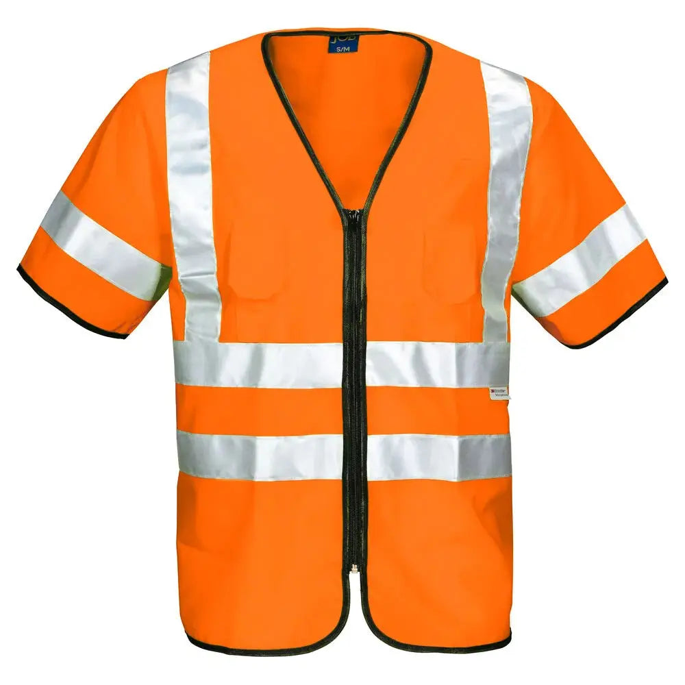 Projob 6707 Huomioliivi EN ISO 20471 Luokka 3 - Oranssi / M - Työvaatteet