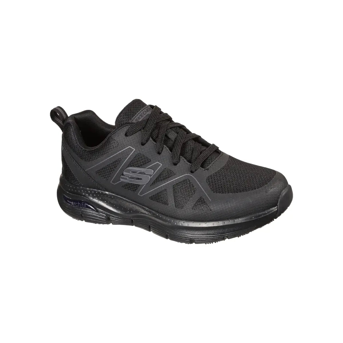 Arch Fit Axtell Work Shoe - Musta