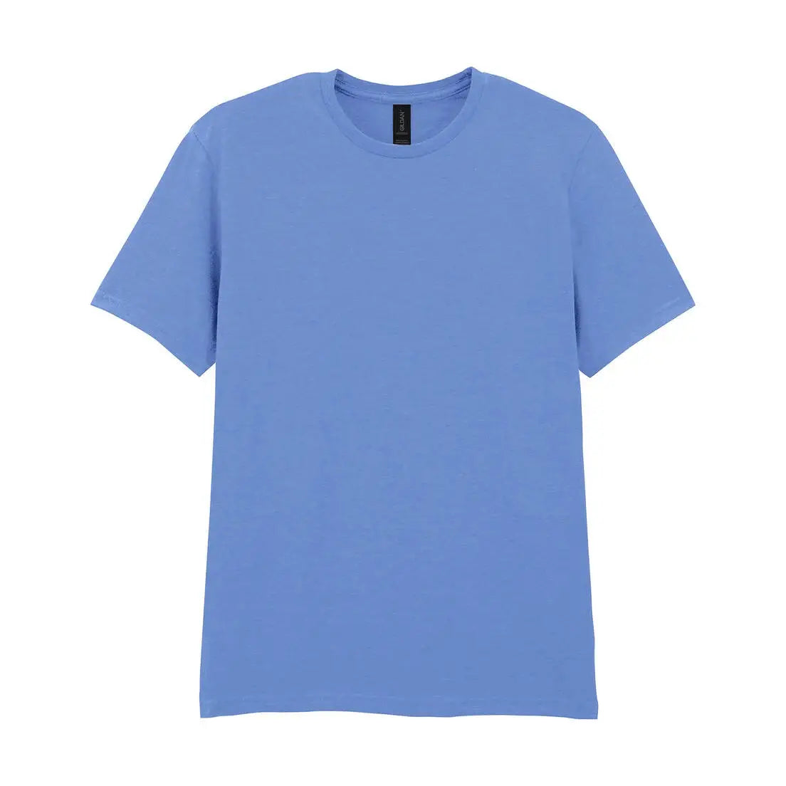 T-Paita kahdella Painatuksella - Min. 20kpl - Sininen (Carolina Blue) / S - Yritystekstiilit