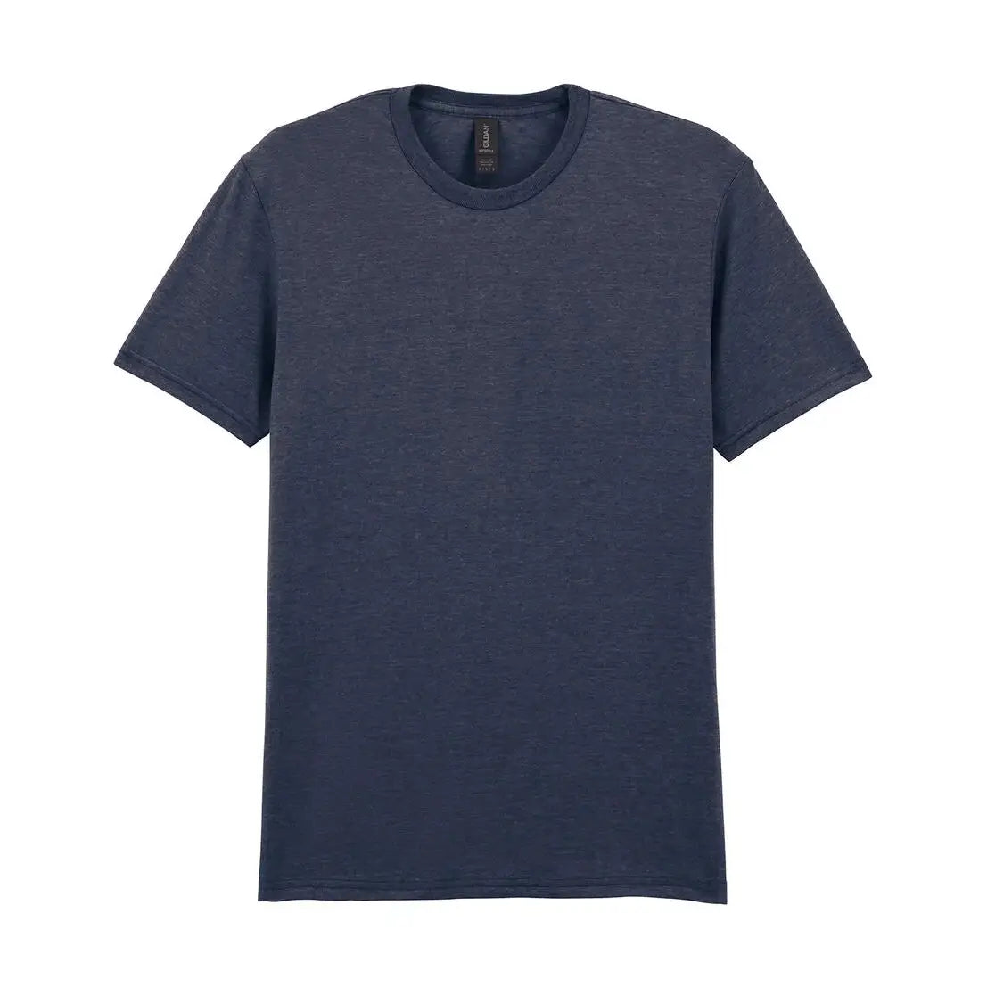 T-Paita kahdella Painatuksella - Min. 20kpl - Sininen (Heather Navy) / S - Yritystekstiilit