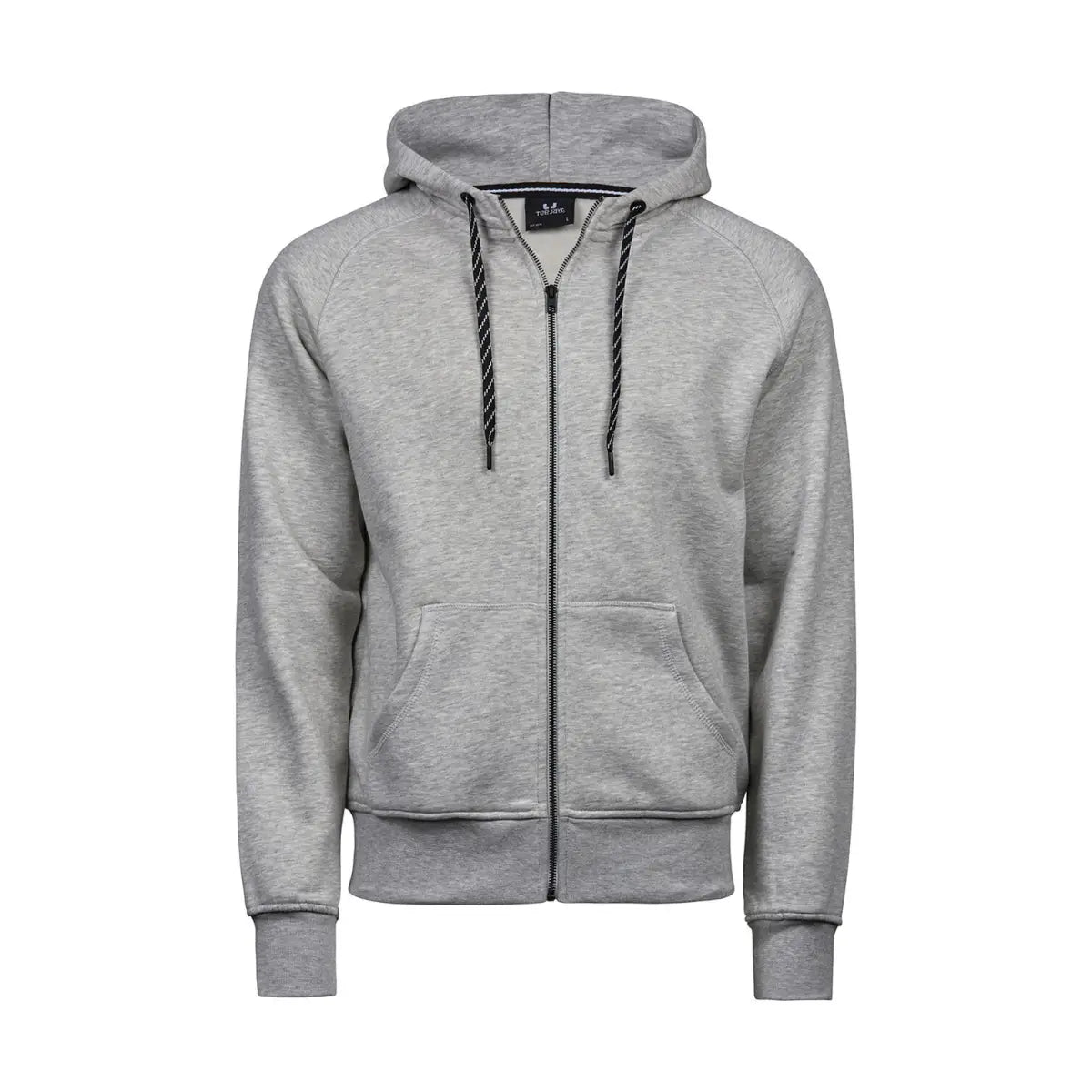 Tee Jays Fashion Vetoketjuhuppari - Harmaa (Heather Grey) / S - Yritystekstiilit
