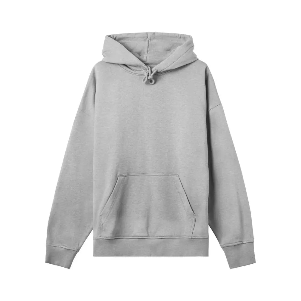 True Blanks Miesten Boxy Huppari - Harmaa (Grey Melange) / S - Yritystekstiilit